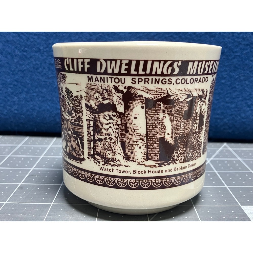Colorado CO Manitou Springs Cliff Dwellings Indian Petroglyphs Coffee Mug Cup US